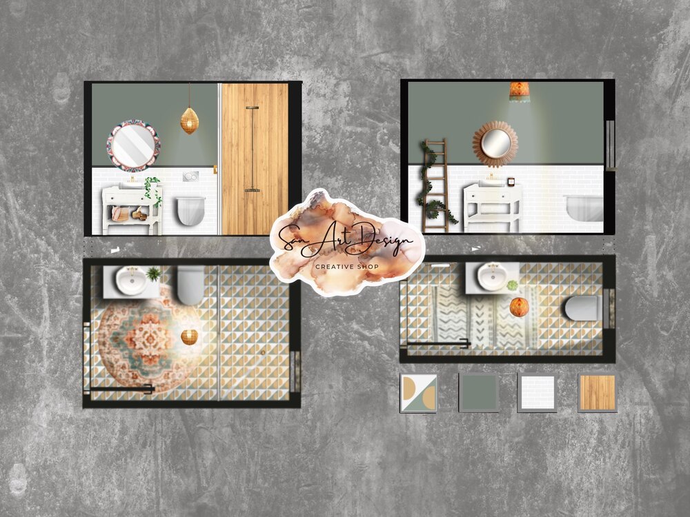 RENDER SERİSİ - BOHEM BANYO