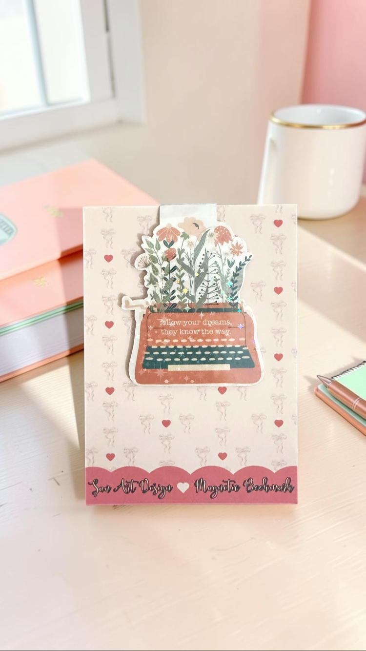 Daktilo Kitap Ayracı Mıknatıslı