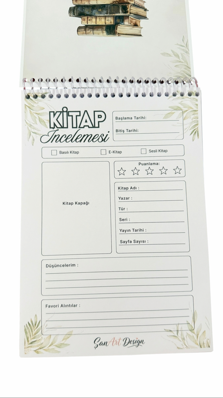 KİTAP İNCELEME GÜNLÜĞÜ