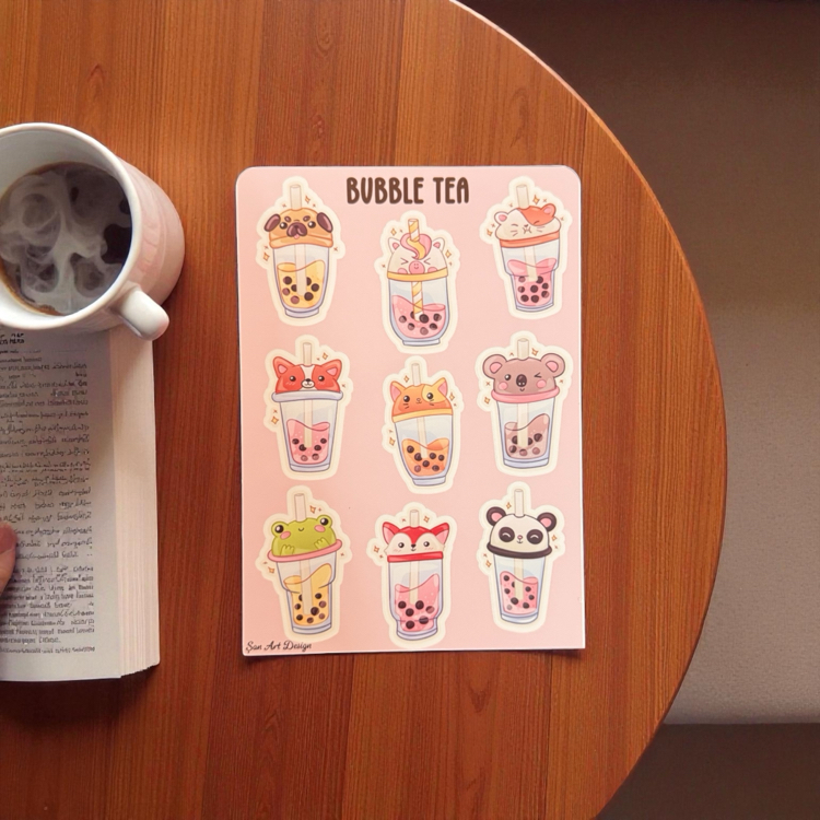 Bubble Tea Sticker