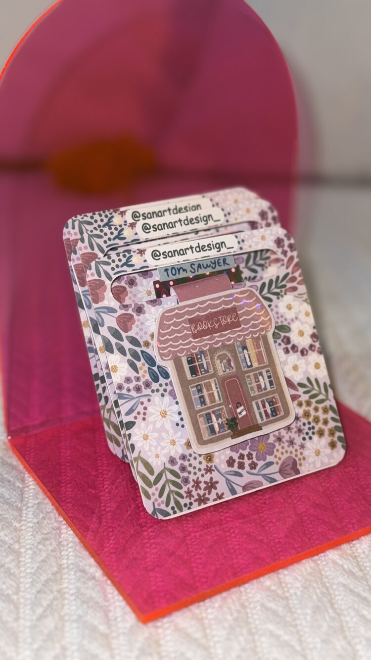 EV TEMALI Manyetik Kitap Ayracı