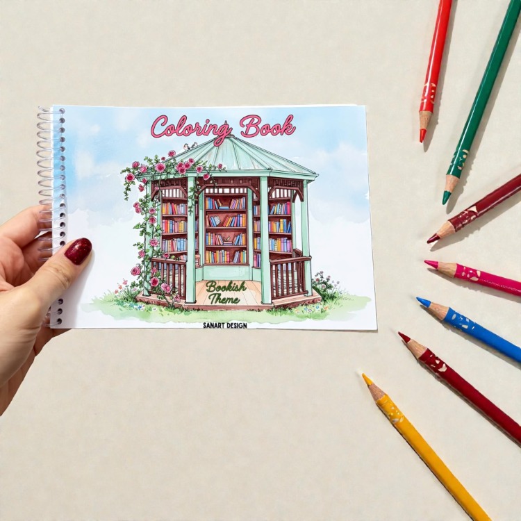 BOOKISH THEME - BOYAMA KİTABI