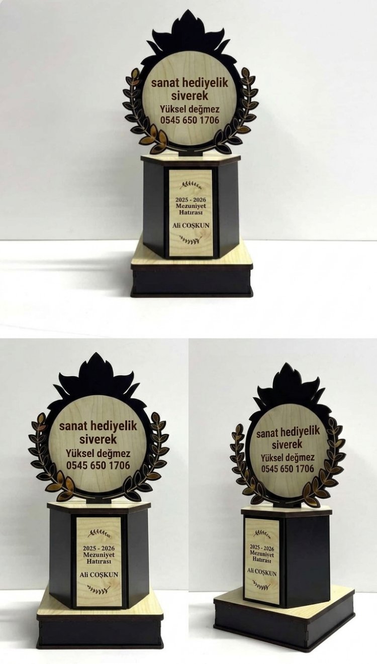 mezuniyet hediyesi plaket 