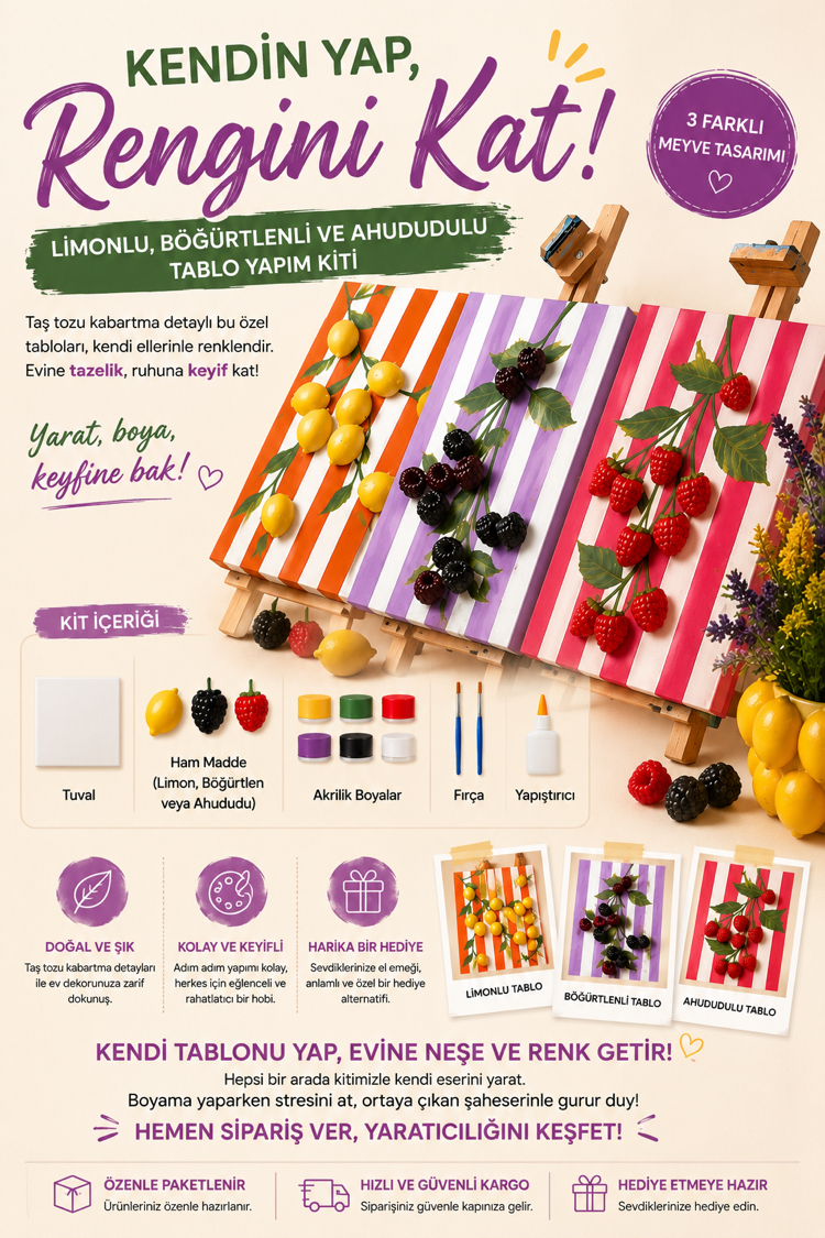Dokulu Tablo Kit