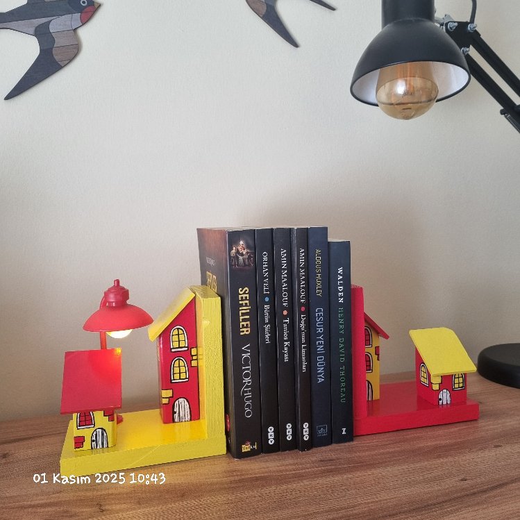 GS ışıklı kitap tutacağı