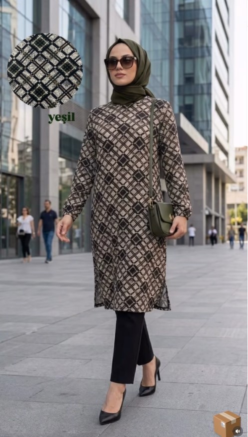 Menekşe Battal Battal Tunik