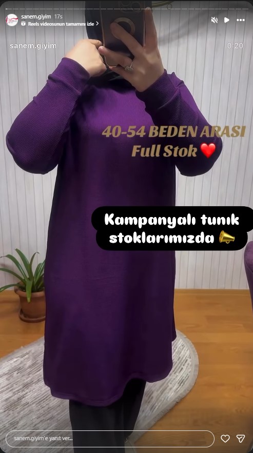 FİTİLLİ TUNİK İNCE FİTİL SAYGILI