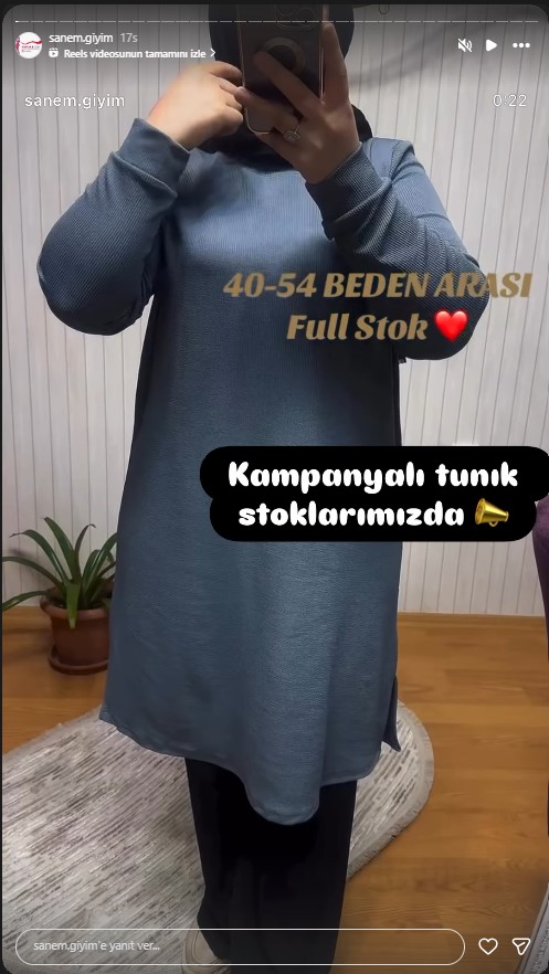 FİTİLLİ TUNİK İNCE FİTİL SAYGILI