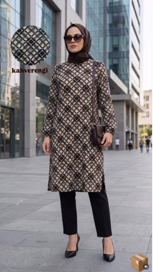 Menekşe Battal Battal Tunik