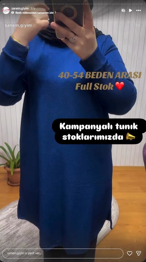 FİTİLLİ TUNİK İNCE FİTİL SAYGILI