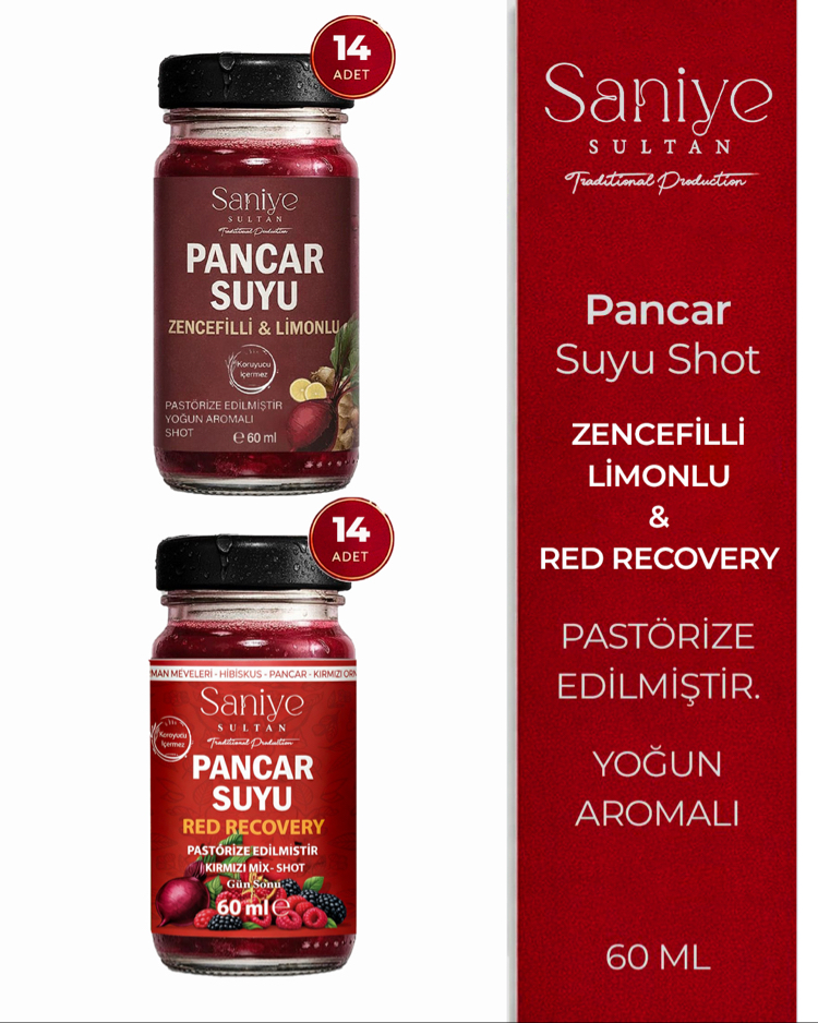  Aktivite Öncesi & Sonrası Kombin Shot Seti 14’lü 60 ml