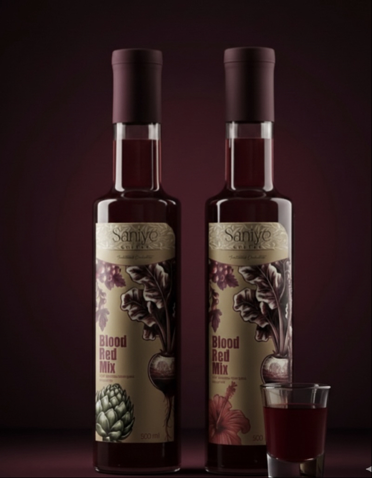 Blood Red Mix Safran ve Enginar 2 li Set