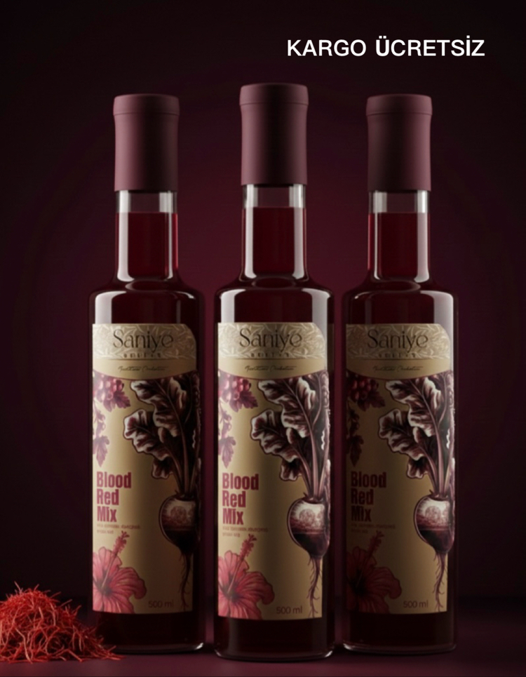 Blood Red Mix Safran 500 ml 3’lü set 
