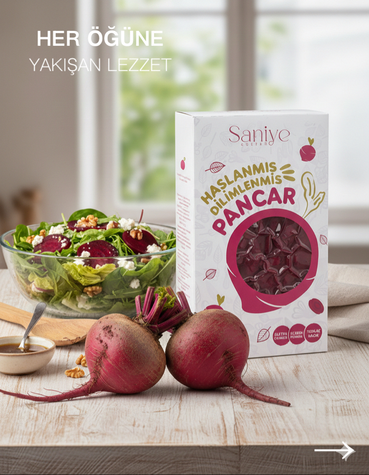 Kullanıma hazır, haşlanmış ve dilimlenmiş pancar – vakumlu paket 250 gr
