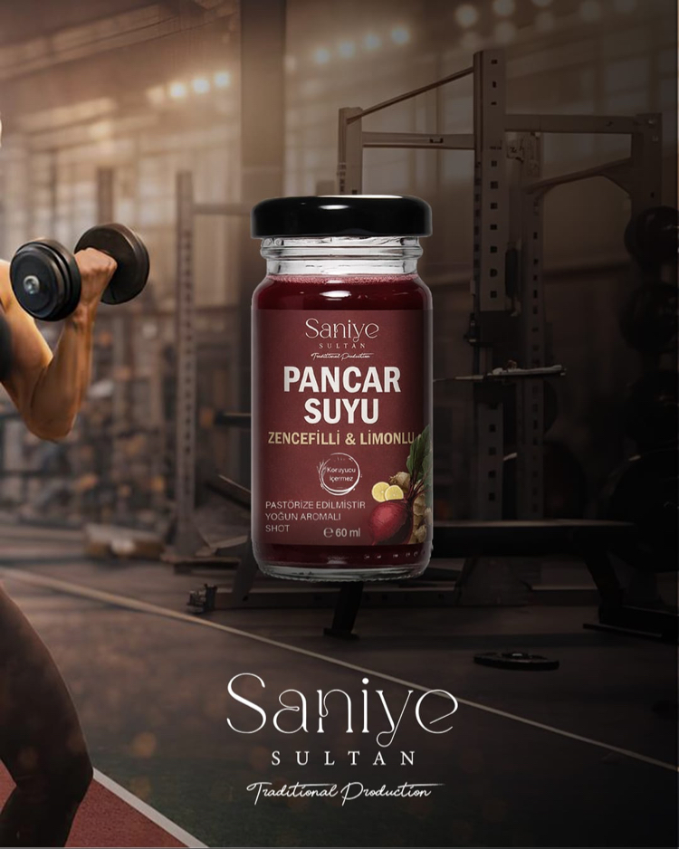 Pancar Suyu 24’lü Paket (Zencefil ve Limonlu) Shot | 60 ml × 24 Günlük Kür