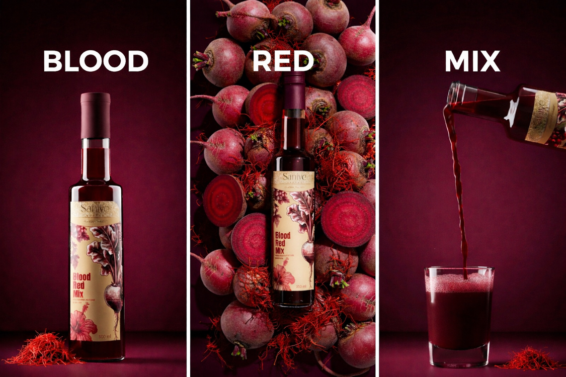 Blood Red Mix Safran 500 ml 3’lü set 