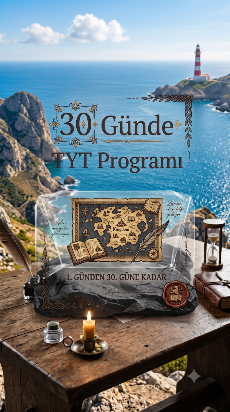 30 GÜNDE TYT PROGRAMI(AÇIKLAMALI)