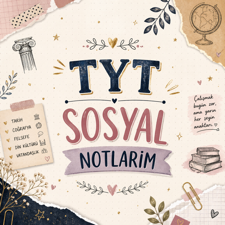 tyt sosyal özet niteliğinde en önemli terimler