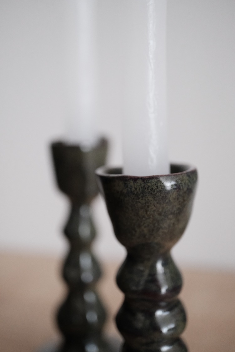 Noir Candle Holder Set
