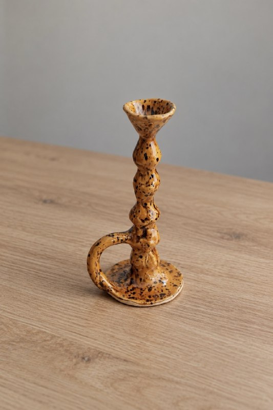 Amber Candle Holder