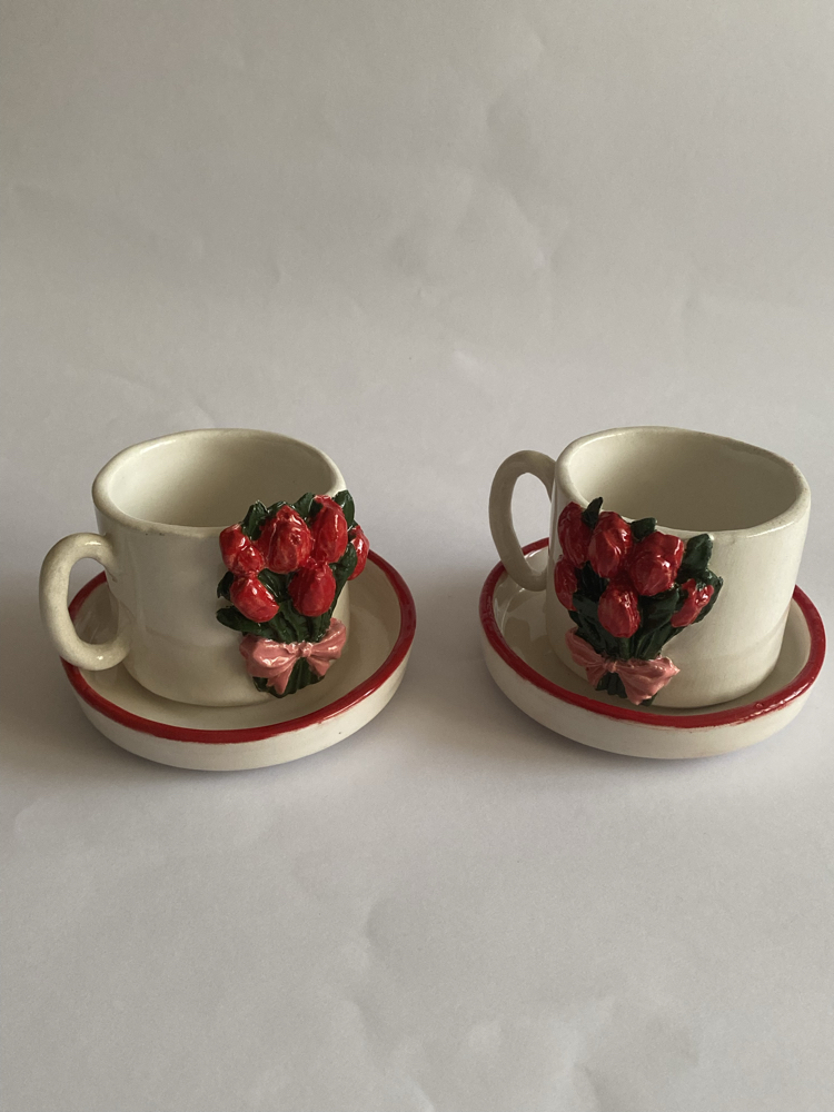“Lale Demeti” İkili Fincan Set 