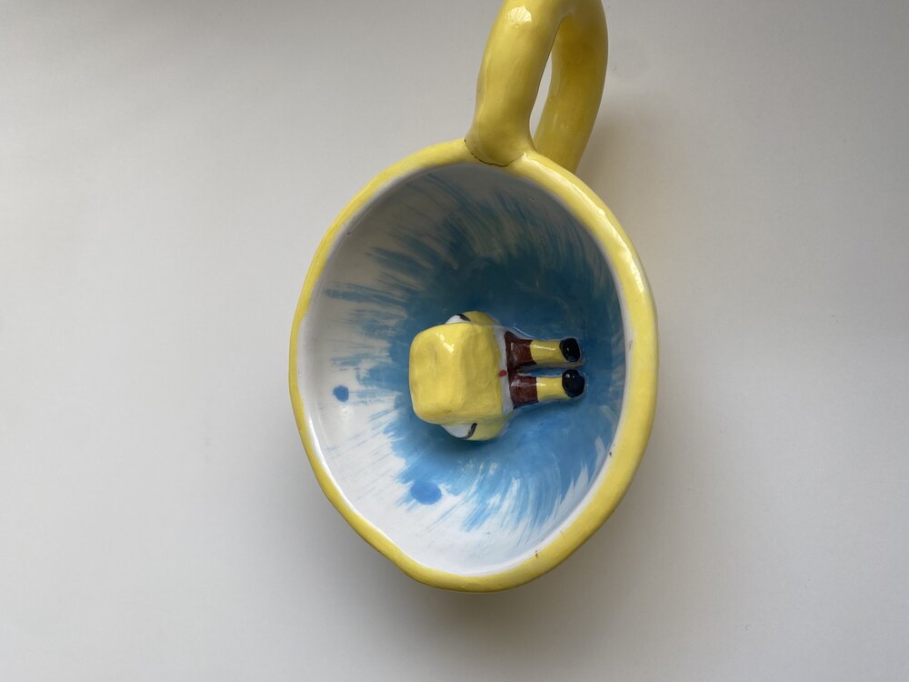 Sünger Bob Kare Pantolon Detaylı Mug 