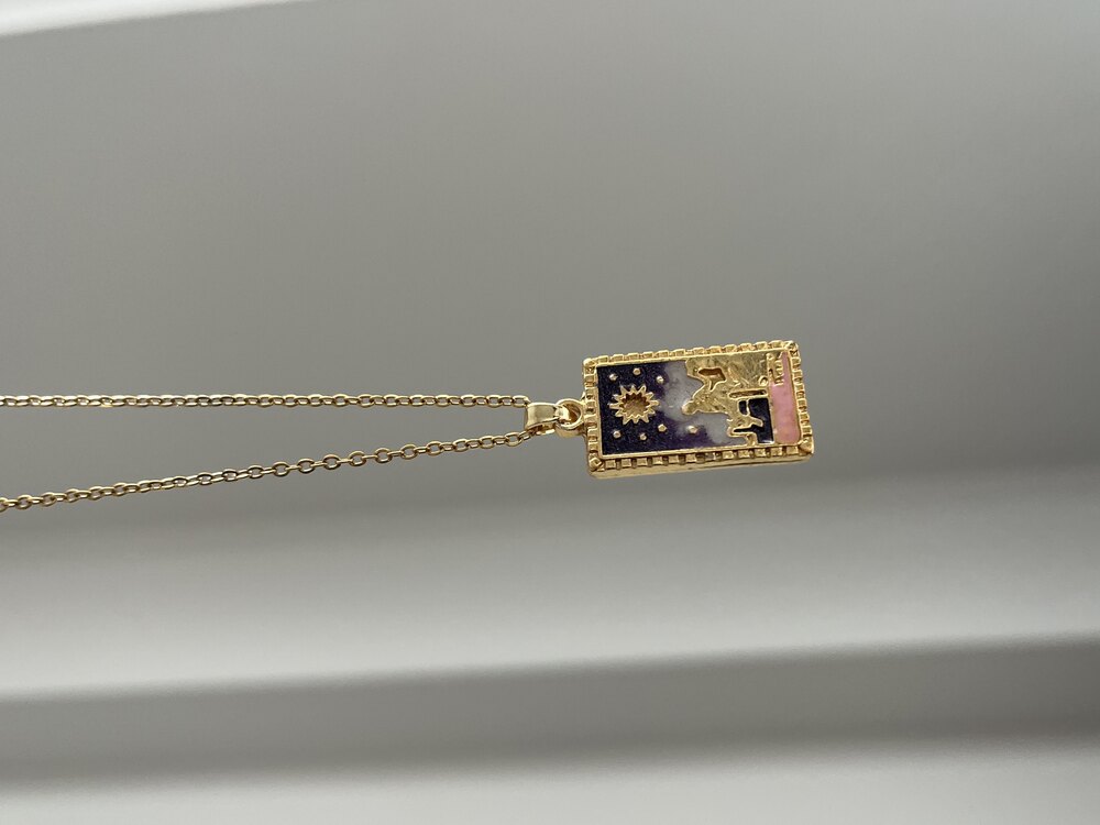 Gold Küçük Prens Tarot Kolye