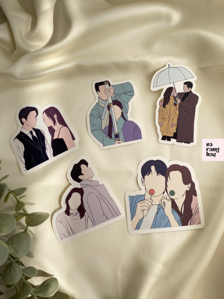 5'li K-Drama Sticker Seti 2