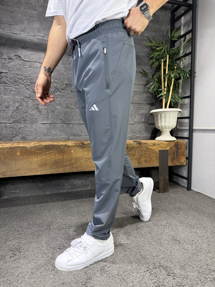 Adidas logo print Eşofman Altı Füme