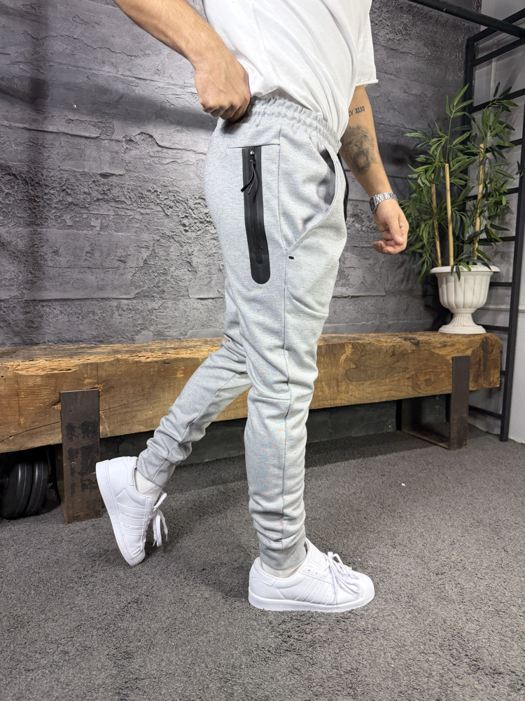 Nike Tech Fleece Premium Doubleface kumaş Eşofman Altı Gri  