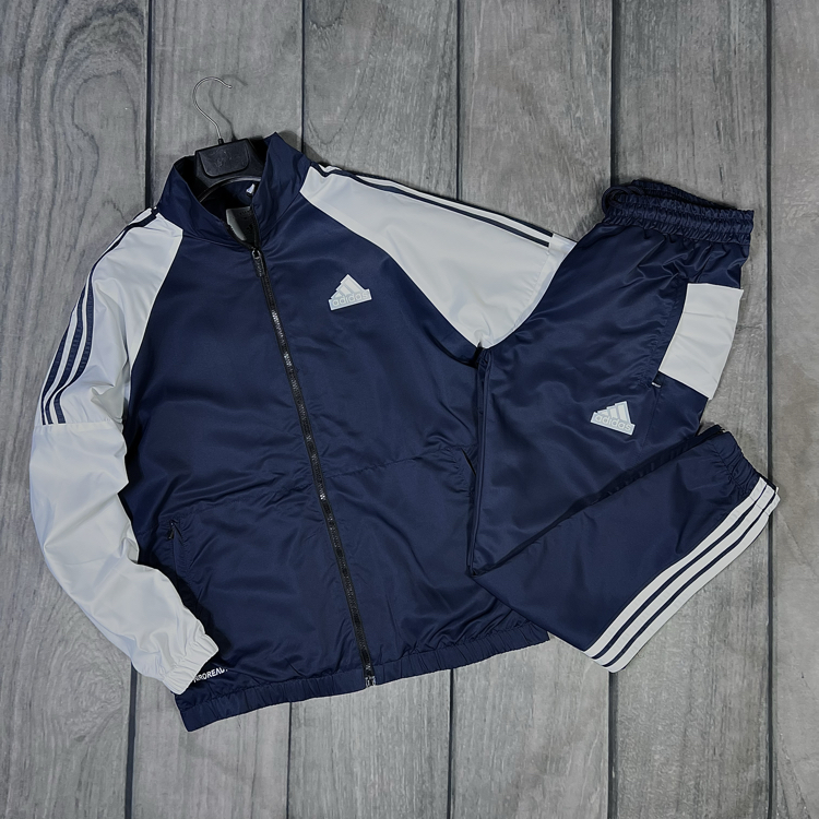 Adidas Performance fabric tracksuit Lacivert Beyaz 