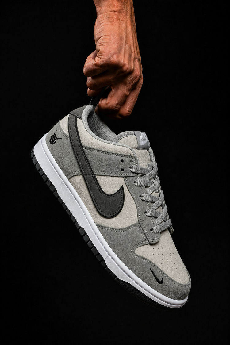 Nike SB Dunk Low Setsubun Gri Sneakers 