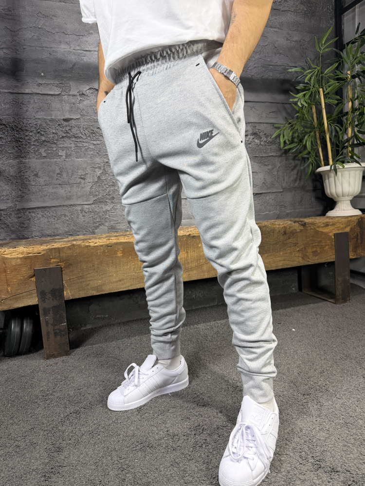 Nike Tech Fleece Premium Doubleface kumaş Eşofman Altı Gri  