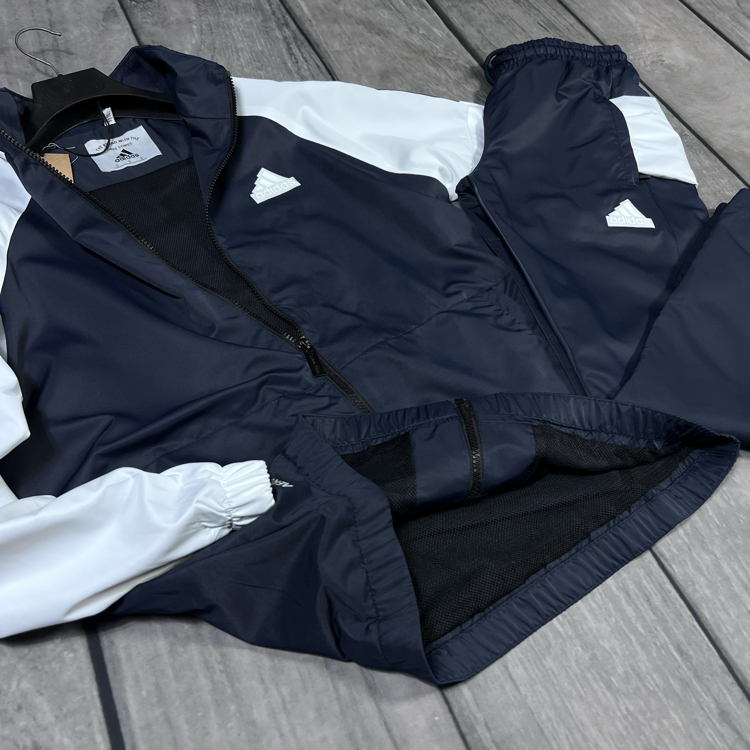 Adidas Performance fabric tracksuit Lacivert Beyaz 
