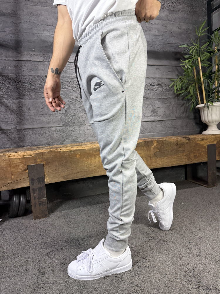 Nike Tech Fleece Premium Doubleface kumaş Eşofman Altı Gri  