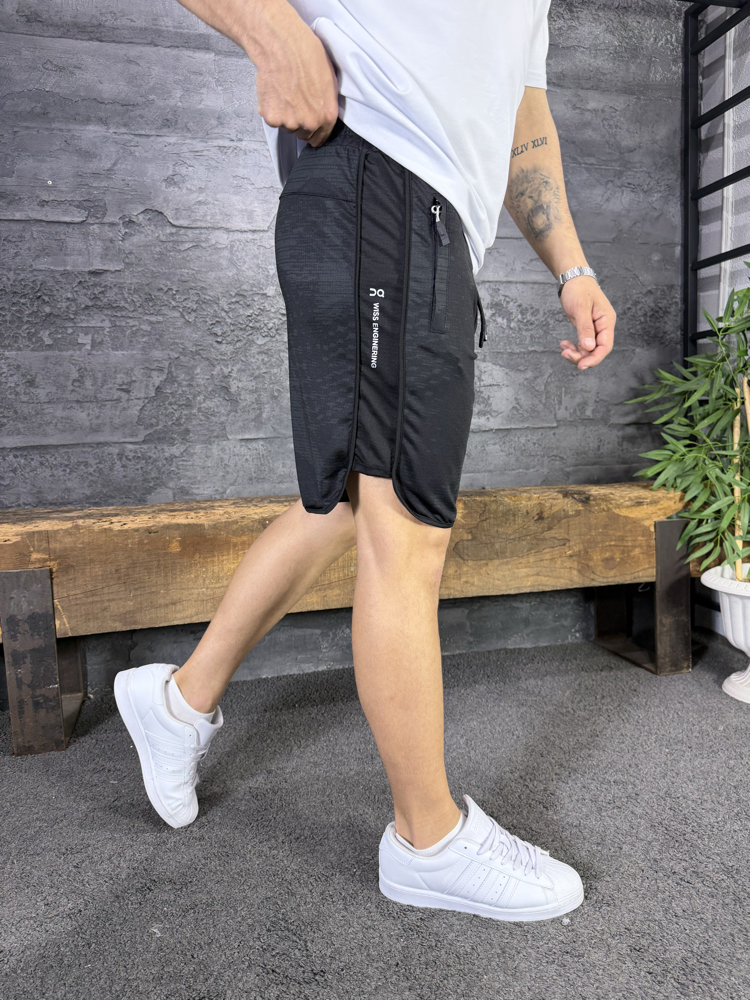 On Cloud Running Spor Shorts Siyah Siyah ( ithal Ürün )