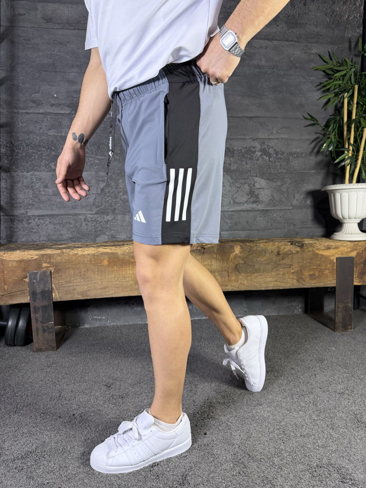 Adidas 3 stripes new print parçalı şort 3 renk