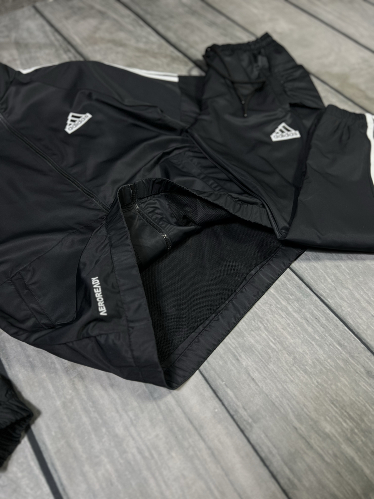 Adidas Performance fabric Tracksuit Siyah Siyah 