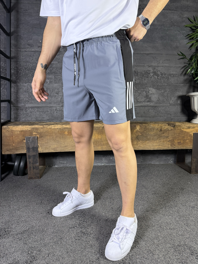 Adidas 3 stripes new print parçalı şort 3 renk