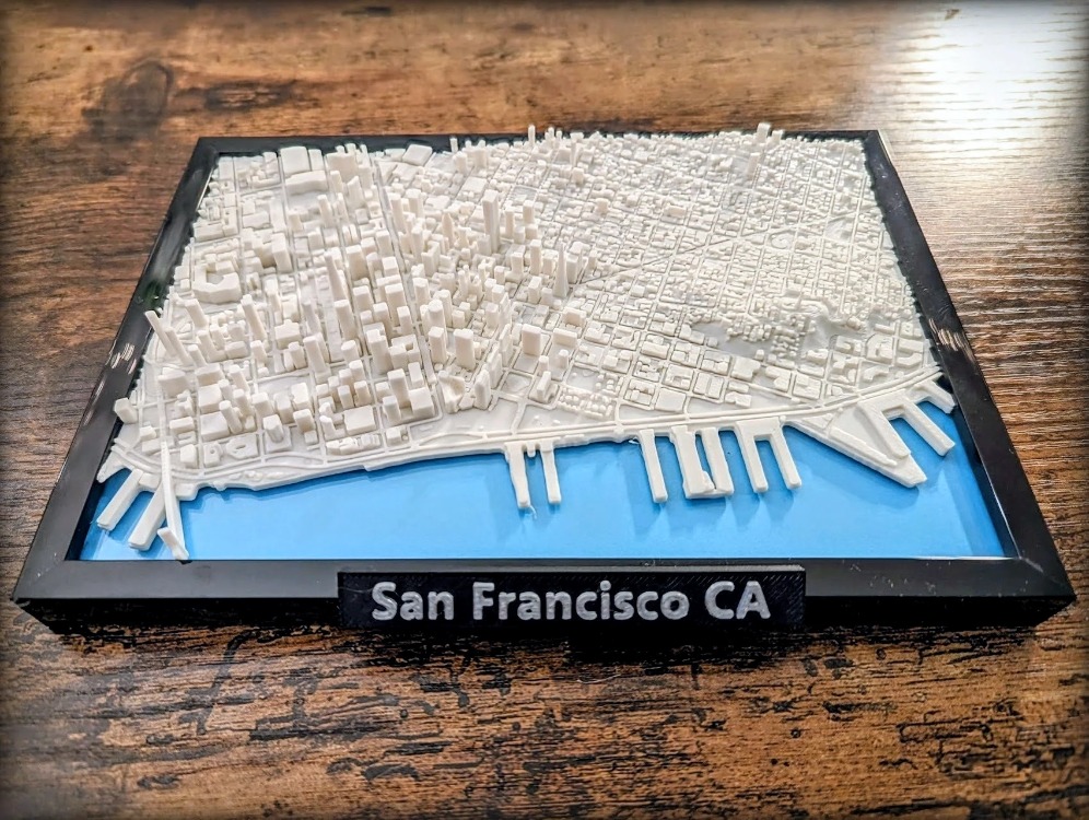 San Francisco California Şehir Maketi