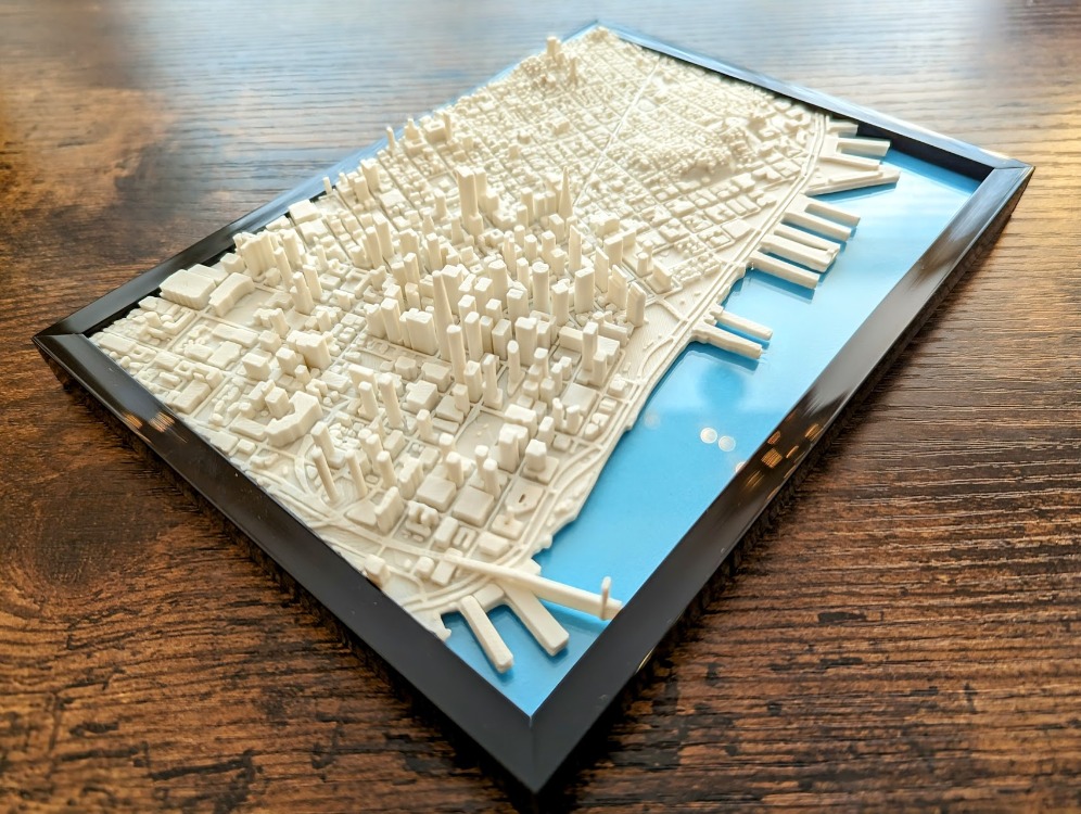 San Francisco California Şehir Maketi