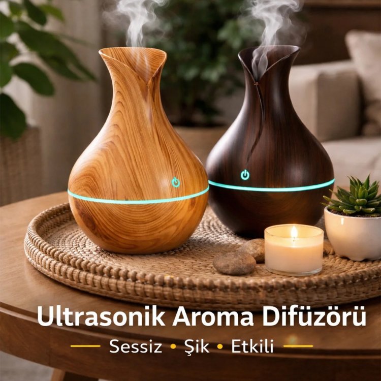 Ahşap Görünümlü Hava Makinesi