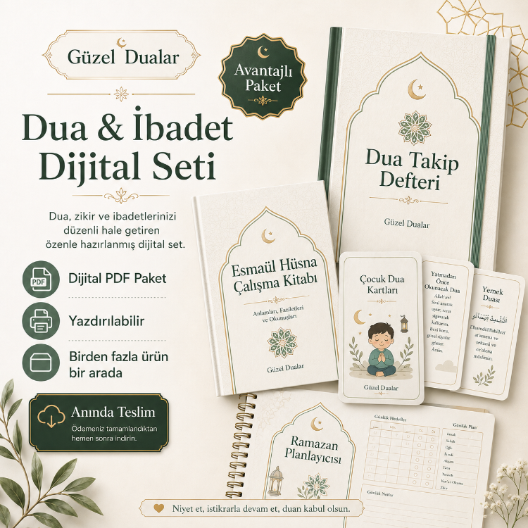 Dua & İbadet Dijital Seti