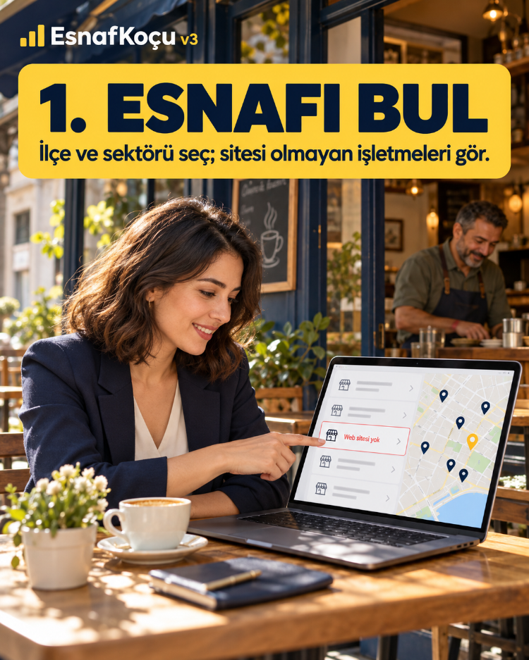 EsnafKoçu v3 — 1.000 TL’ye Sınırsız Esnaf Sitesi Oluştur ve Sat