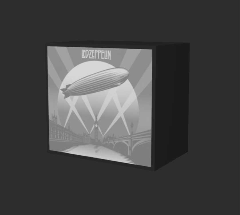 Led Zeppelin Işıklı Tablo Lightbox