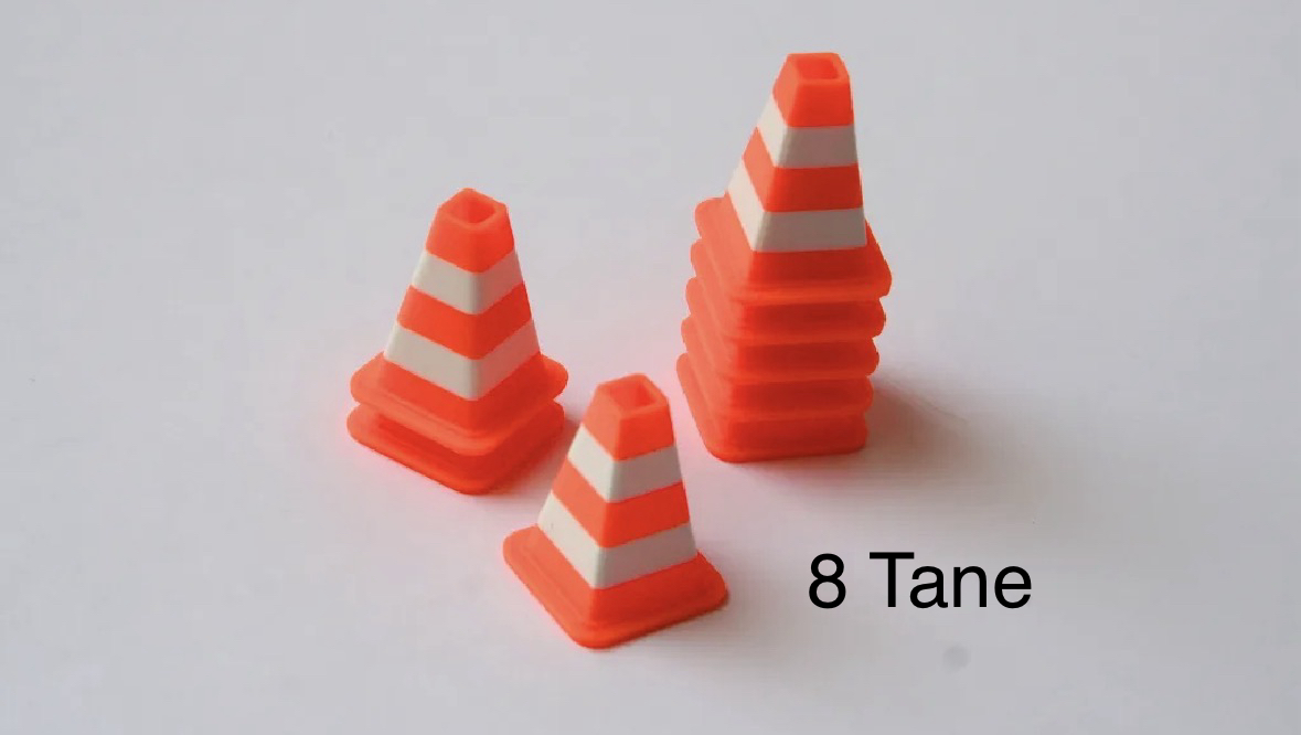 Turuncu Mini Yol Konileri Seti