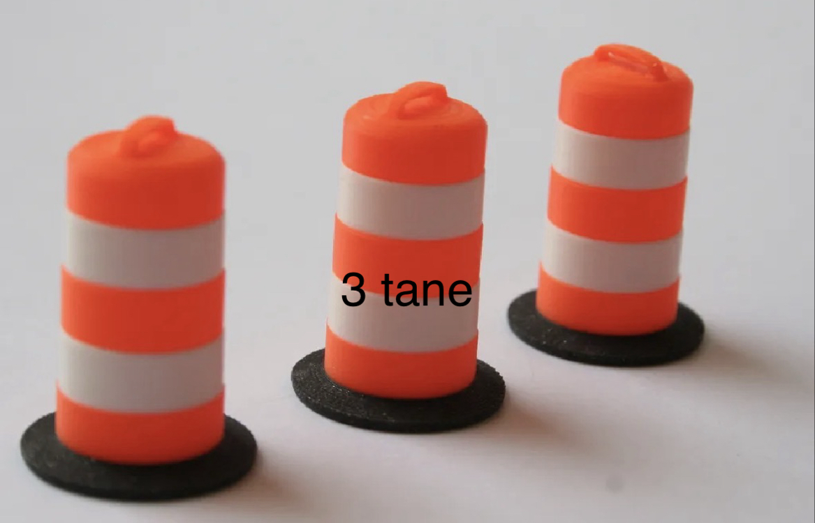 Turuncu Mini Yol Konileri Seti