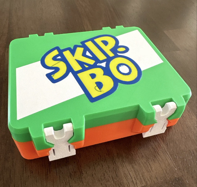 Renkli ve Şık Skip Bo Kutusu