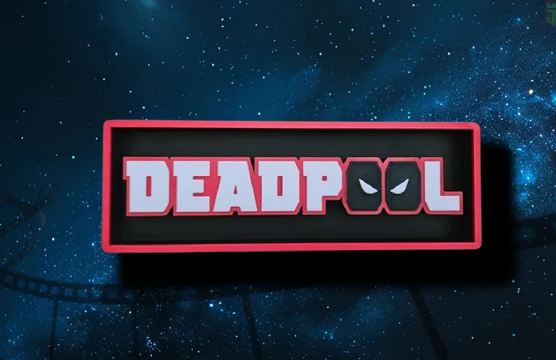 Deadpool Temalı Dekoratif Pano