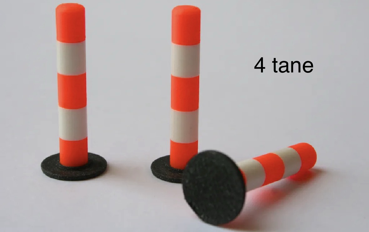 Turuncu Mini Yol Konileri Seti